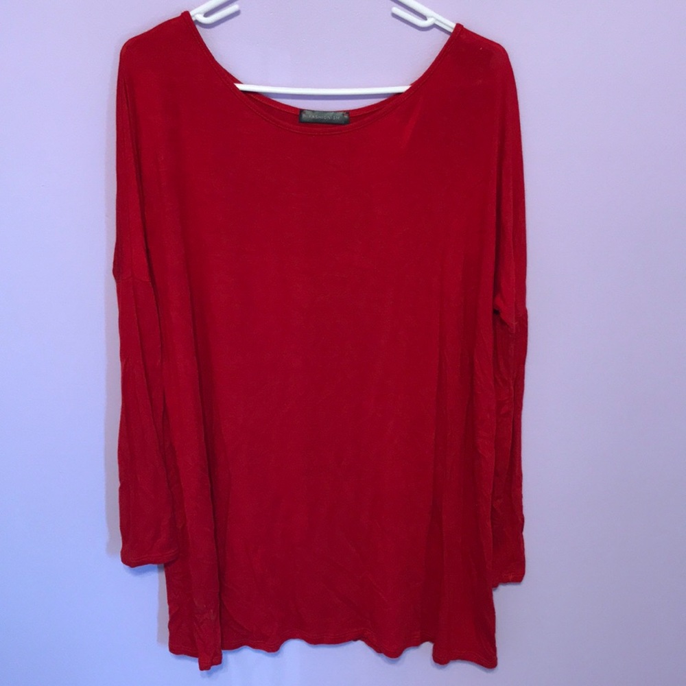 Red Fashionism Tunic